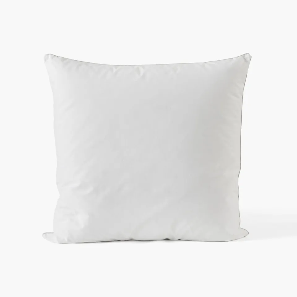 Carré Blanc Oreiller carré mi-ferme duvet et microfibre Kilim| Oreillers