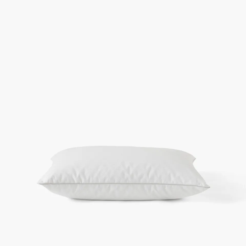 Carré Blanc Oreiller carré mi-ferme duvet et microfibre Kilim| Oreillers