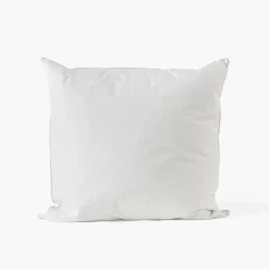 Carré Blanc Oreiller carré moelleux duvet de canard Neige| Oreillers