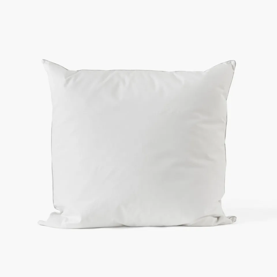 Carré Blanc Oreiller carré moelleux duvet de canard Neige| Oreillers