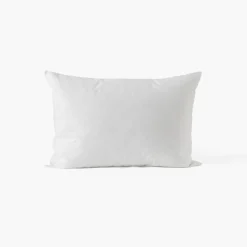 Carré Blanc Oreiller rectangulaire mi-ferme duvet de canard Essentiel| Oreillers