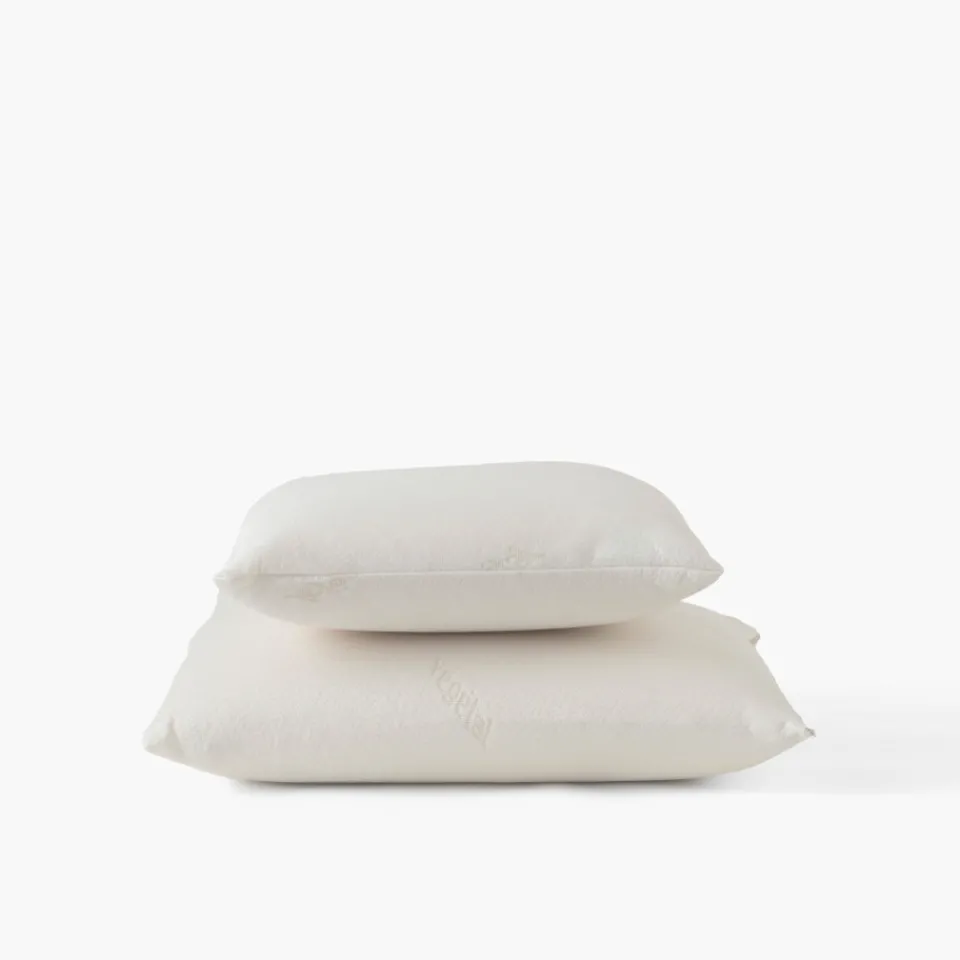 Carré Blanc Oreiller rectangulaire mémoire de forme Sérénité| Oreillers