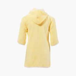 Carré Blanc Peignoir bebe coton zippé à capuche Smoothie citron|Enfant Peignoirs 12 Mois - 10 Ans