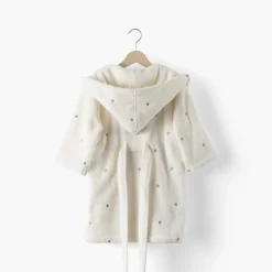 Carré Blanc Peignoir enfant coton Amore ivoire|Femme Coffrets Cadeaux|Peignoirs 12 Mois - 10 Ans
