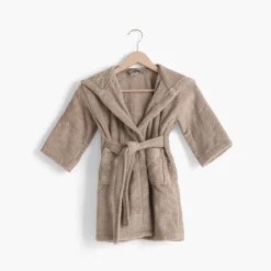 Carré Blanc Peignoir enfant coton Happyful lin|Enfant Peignoirs 12 Mois - 10 Ans