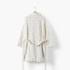 Carré Blanc Peignoir femme coton Amore ivoire|Femme Coffrets Cadeaux|Peignoirs Femme