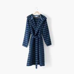 Carré Blanc Peignoir homme à capuche coton Hypnotic marine|Homme Coffrets Cadeaux|Peignoirs Homme