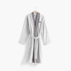 Carré Blanc Peignoir homme coton col kimono Roland-Garros 2023|Homme Peignoirs Homme