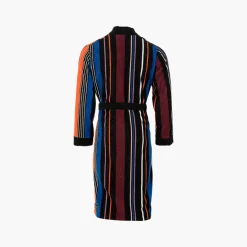 Carré Blanc Peignoir homme coton col kimono Blocolor|Homme Peignoirs Homme