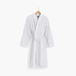 Carré Blanc Peignoir homme coton moelleux Roméo blanc|Homme Coffrets Cadeaux|Peignoirs Homme