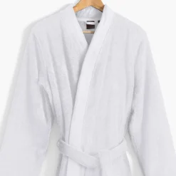 Carré Blanc Peignoir homme coton moelleux Roméo blanc|Homme Coffrets Cadeaux|Peignoirs Homme
