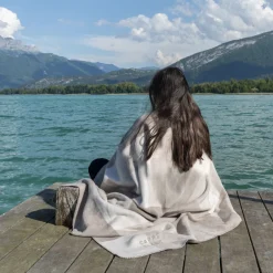 Carré Blanc Plaid Adret beige|Homme Coffrets Cadeaux|Plaids Et Couvre-lits