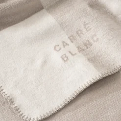 Carré Blanc Plaid Adret beige|Homme Coffrets Cadeaux|Plaids Et Couvre-lits