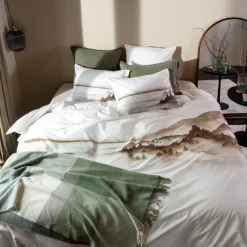 Carré Blanc Plaid laine et cachemire Alpage kaki|Femme Coffrets Cadeaux|Coffrets Cadeaux