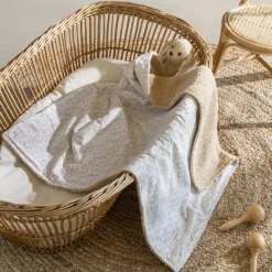 Carré Blanc Plaid Merveille beige|Enfant Accessoires|Nouveautés Bébénew