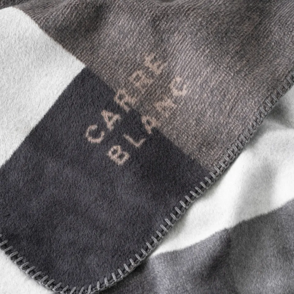 Carré Blanc Plaid Tignes gris|Homme Coffrets Cadeaux|Plaids Et Couvre-lits