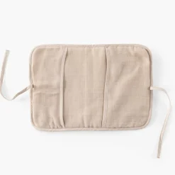 Carré Blanc Protège carnet de santé Merveille écru|Enfant Accessoires|Nouveautés Bébénew