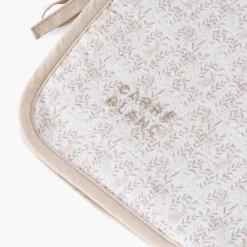 Carré Blanc Protège carnet de santé Merveille écru|Enfant Accessoires|Nouveautés Bébénew