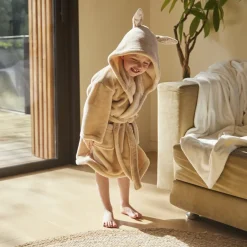 Carré Blanc Robe de chambre enfant Merveille beige|Enfant Robes De Chambre|Nouveautés Bébénew