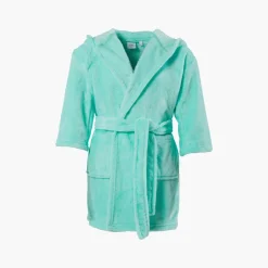 Carré Blanc Robe de chambre enfant polaire à capuche Beachful lagon|Enfant Robes De Chambre