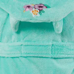 Carré Blanc Robe de chambre enfant polaire à capuche Beachful lagon|Enfant Robes De Chambre