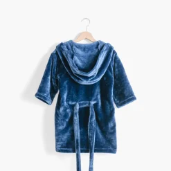Carré Blanc Robe de chambre enfant polaire à capuche Océanos|Enfant Robes De Chambre