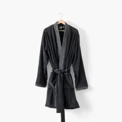 Carré Blanc Robe de chambre homme col kimono Silvalys carbone|Homme Coffrets Cadeaux|Robe De Chambre Homme