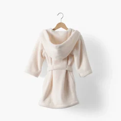 Carré Blanc Robe de chambre polaire enfant Bienvenue nude|Enfant Nouveautés Bébénew|Robes De Chambre