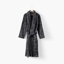 Carré Blanc Robe de chambre polaire homme Gabriel carbone|Homme Coffrets Cadeaux|Robe De Chambre Homme