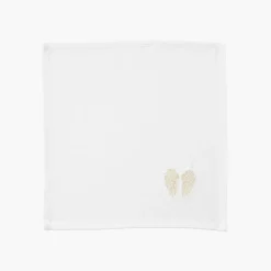 Carré Blanc Serviette de table coton Angel|Femme Serviettes De Table|Coffrets Cadeaux