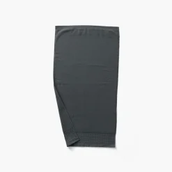 Carré Blanc Serviette de toilette bouclette de coton biologique Source fusain| Serviettes De Toilette