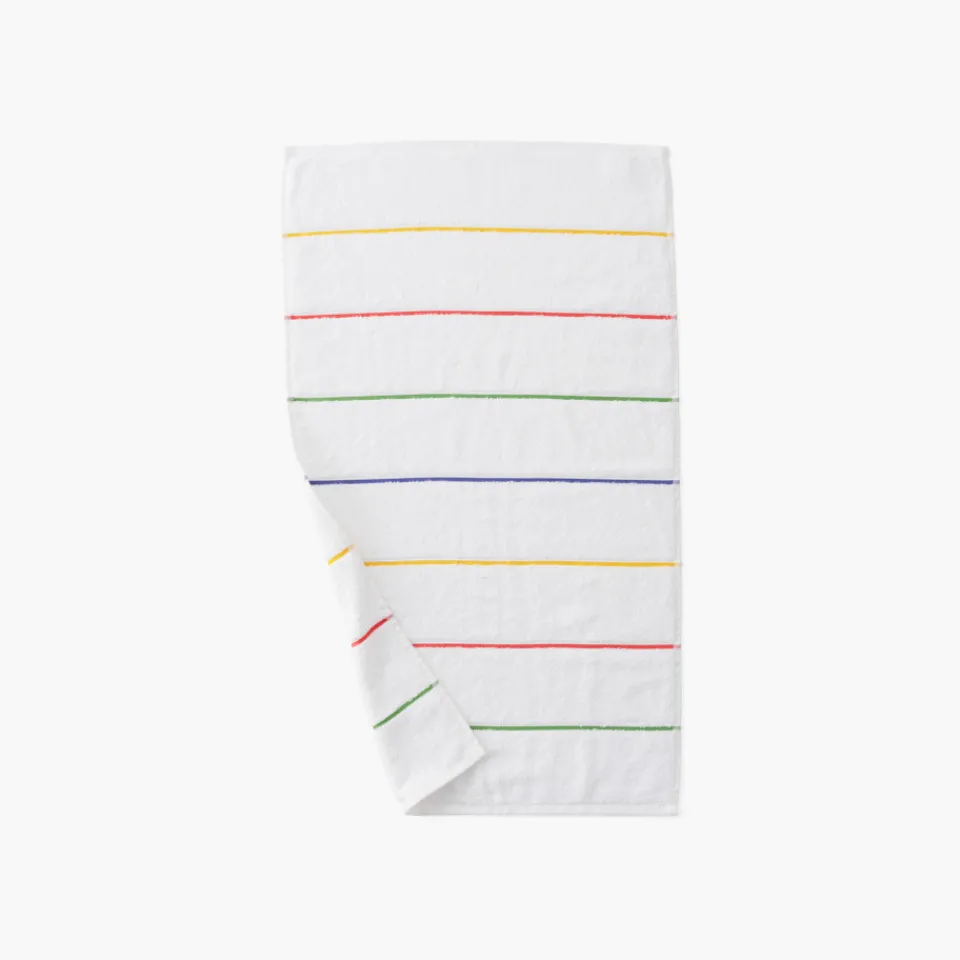Carré Blanc Serviette de toilette coton Rosella blanc| Serviettes De Toilette