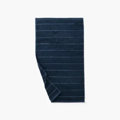 Carré Blanc Serviette de toilette coton Hypnotic marine| Serviettes De Toilette