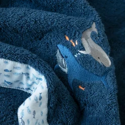 Carré Blanc Serviette de toilette coton Océanos|Enfant Serviettes De Toilette