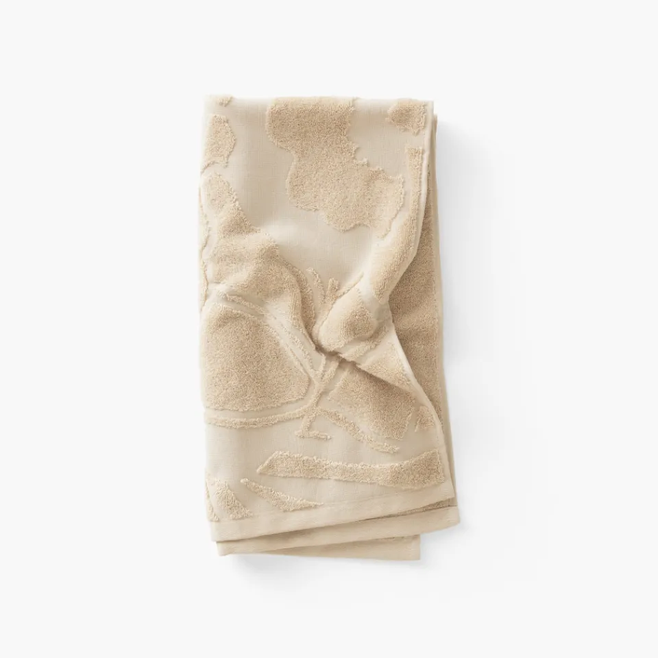 Carré Blanc Serviette de toilette coton bio Gisèle| Serviettes De Toilette