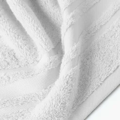 Carré Blanc Serviette de toilette coton Lola II blanc| Serviettes De Toilette