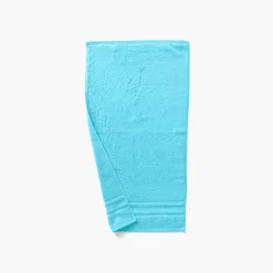 Carré Blanc Serviette de toilette coton Lola II turquoise| Serviettes De Toilette