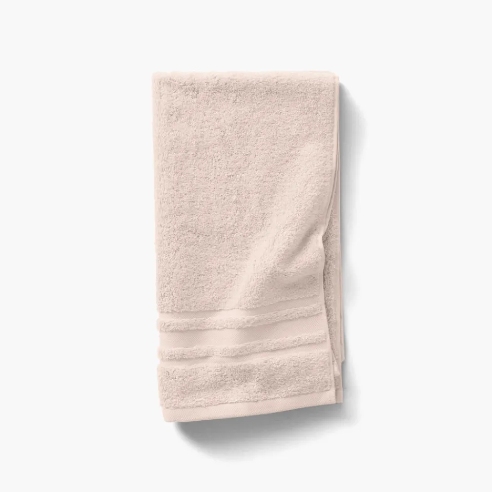 Carré Blanc Serviette de toilette coton Lola II lin| Serviettes De Toilette