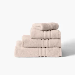 Carré Blanc Serviette de toilette coton Lola II lin| Serviettes De Toilette