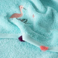 Carré Blanc Serviette de toilette coton Aruba celadon|Enfant Serviettes De Toilette