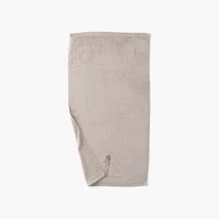 Carré Blanc Serviette de toilette coton et viscose de bambou Aura taupe| Serviettes De Toilette