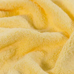 Carré Blanc Serviette de toilette coton Smoothie citron|Enfant Serviettes De Toilette