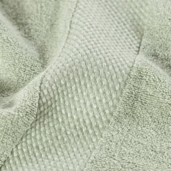 Carré Blanc Serviette de toilette coton biologique Anya tilleul| Serviettes De Toilette