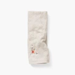 Carré Blanc Serviette de toilette coton Féeries ivoire|Enfant Serviettes De Toilette