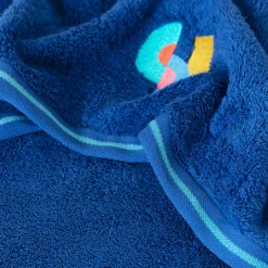 Carré Blanc Serviette de toilette coton Circles| Serviettes De Toilette