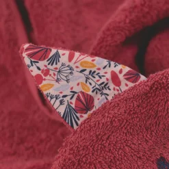 Carré Blanc Serviette de toilette coton Kittyful cassis|Enfant Serviettes De Toilette