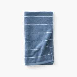 Carré Blanc Serviette de toilette coton Hypnotic Indigo| Serviettes De Toilette