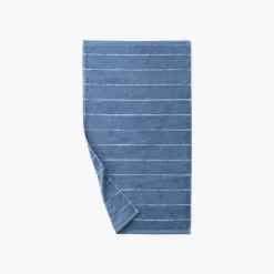 Carré Blanc Serviette de toilette coton Hypnotic Indigo| Serviettes De Toilette