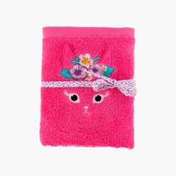 Carré Blanc Serviette de toilette coton Beachful fuchsia|Enfant Serviettes De Toilette
