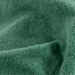 Carré Blanc Serviette de toilette coton Azulejos vert| Serviettes De Toilette